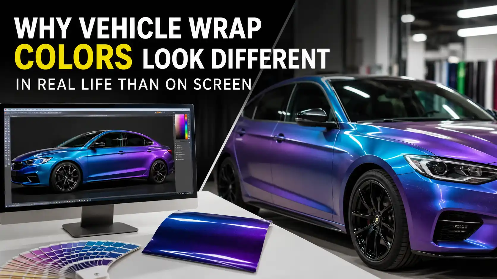 Why Vehicle Wrap Colors Look Different In Real Life Than On Screen